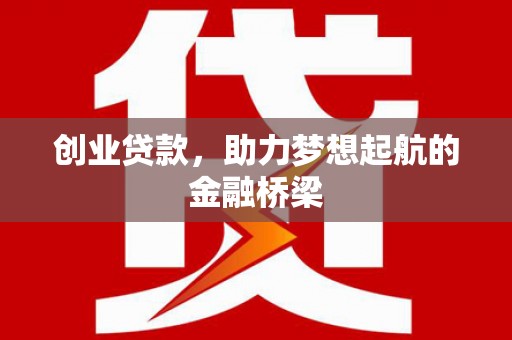 灵武创业贷款，助力梦想起航的金融桥梁