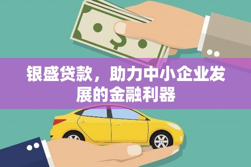 灵武银盛贷款，助力中小企业发展的金融利器