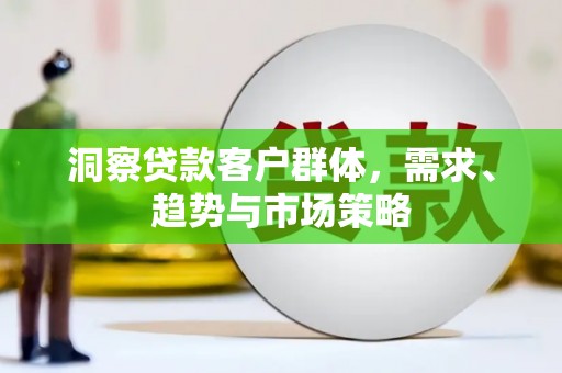 灵武洞察贷款客户群体，需求、趋势与市场策略