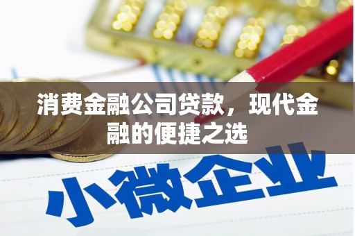 灵武消费金融公司贷款，现代金融的便捷之选