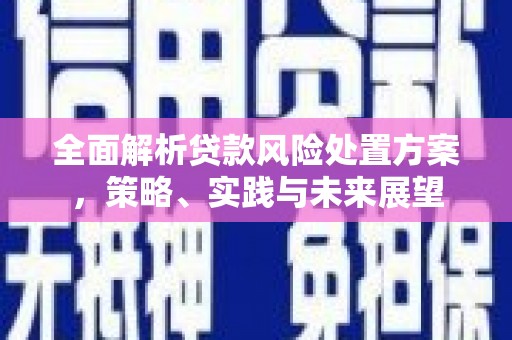 灵武全面解析贷款风险处置方案，策略、实践与未来展望