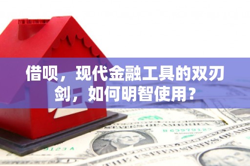 灵武借呗，现代金融工具的双刃剑，如何明智使用？