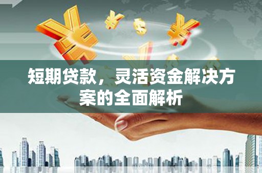 灵武短期贷款，灵活资金解决方案的全面解析
