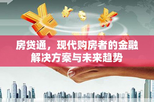 灵武房贷通，现代购房者的金融解决方案与未来趋势