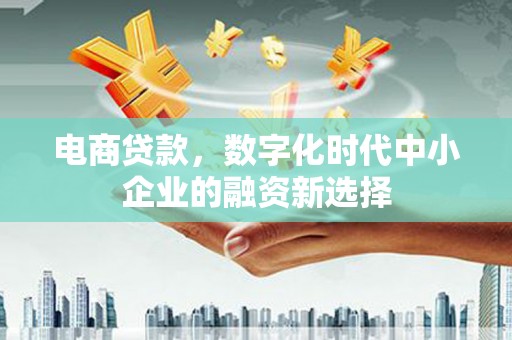 灵武电商贷款，数字化时代中小企业的融资新选择