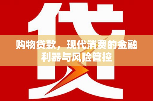 灵武购物贷款，现代消费的金融利器与风险管控