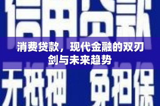 灵武消费贷款，现代金融的双刃剑与未来趋势