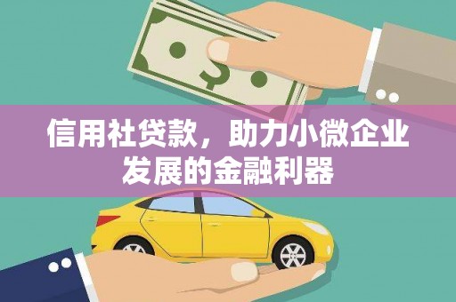灵武信用社贷款，助力小微企业发展的金融利器