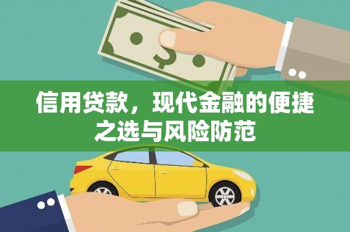 灵武信用贷款，现代金融的便捷之选与风险防范
