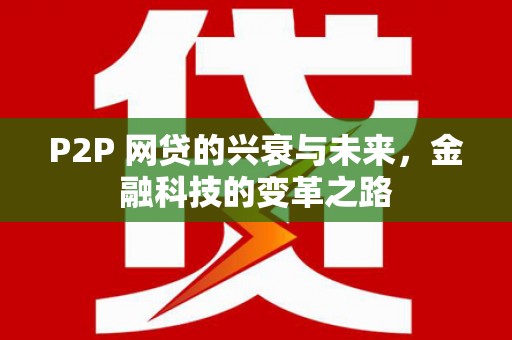 灵武P2P 网贷的兴衰与未来，金融科技的变革之路