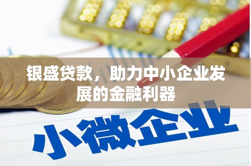 灵武银盛贷款，助力中小企业发展的金融利器