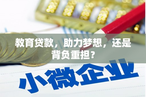灵武教育贷款，助力梦想，还是背负重担？
