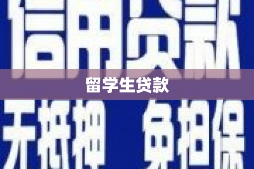 灵武留学生贷款