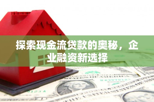 灵武探索现金流贷款的奥秘，企业融资新选择