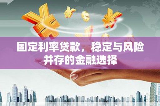灵武固定利率贷款，稳定与风险并存的金融选择