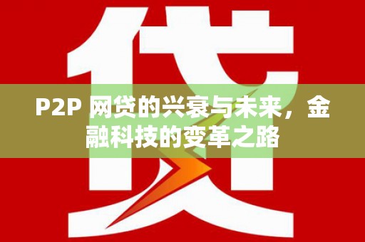 灵武P2P 网贷的兴衰与未来，金融科技的变革之路