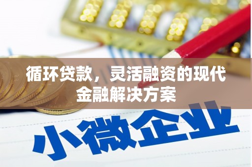 灵武循环贷款，灵活融资的现代金融解决方案