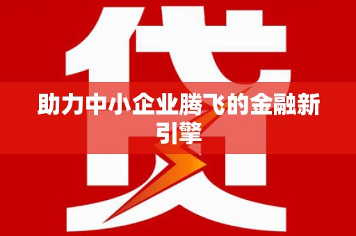 灵武助力中小企业腾飞的金融新引擎