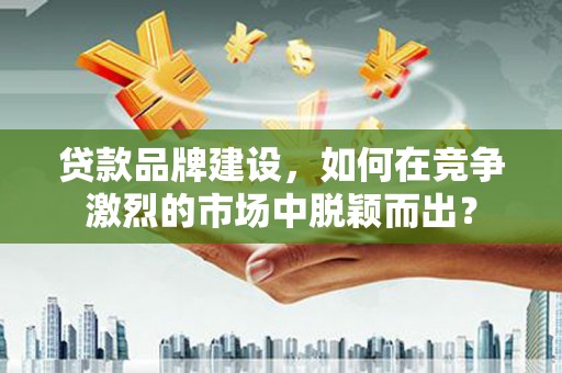 灵武贷款品牌建设，如何在竞争激烈的市场中脱颖而出？
