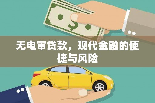灵武无电审贷款，现代金融的便捷与风险