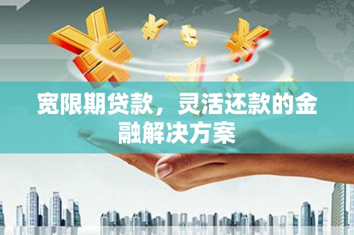 灵武宽限期贷款，灵活还款的金融解决方案