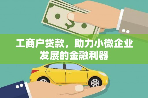 灵武工商户贷款，助力小微企业发展的金融利器