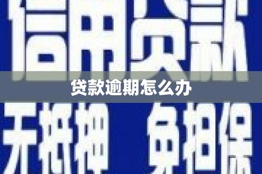 灵武贷款逾期怎么办