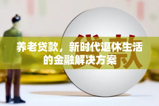 灵武养老贷款，新时代退休生活的金融解决方案