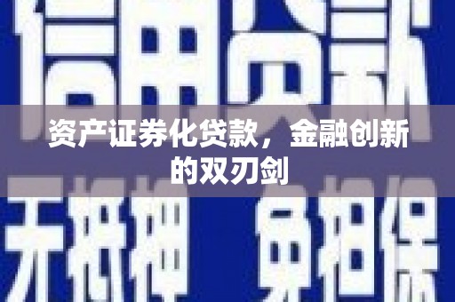 灵武资产证券化贷款，金融创新的双刃剑