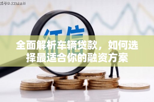 灵武全面解析车辆贷款，如何选择最适合你的融资方案