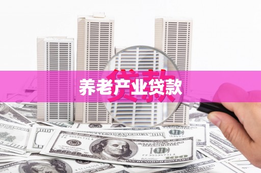 灵武养老产业贷款