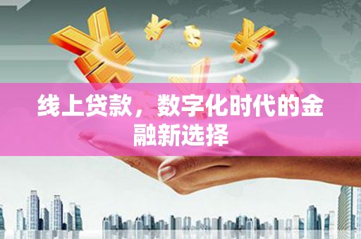 灵武线上贷款，数字化时代的金融新选择